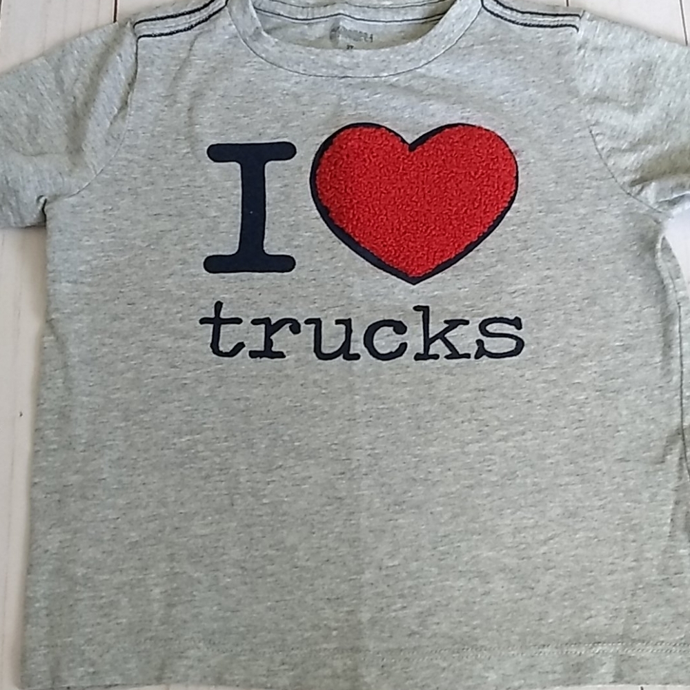 Gymboree "I ❤️ trucks" short sleeve t-shirt